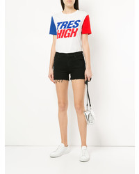 Женские черные джинсовые шорты от Mother