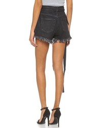 Женские черные джинсовые шорты от MARQUES ALMEIDA
