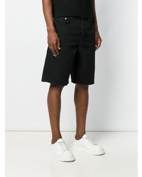 Мужские черные джинсовые шорты от VERSACE JEANS COUTURE