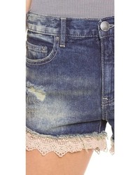 Женские черные джинсовые шорты от Free People