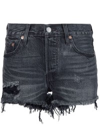Женские черные джинсовые шорты от Levi's