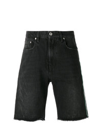 Мужские черные джинсовые шорты от MSGM