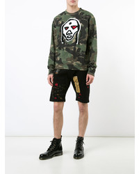 Мужские черные джинсовые шорты от Haculla