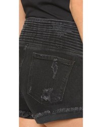 Женские черные джинсовые шорты