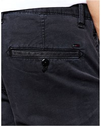 Мужские черные джинсовые шорты от Tommy Hilfiger