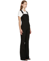 Черные джинсовые штаны-комбинезон от Stella McCartney