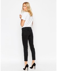 Черные джинсы-бойфренды от Asos