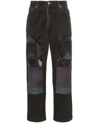 Мужские черные джинсы в стиле пэчворк от Children Of The Discordance