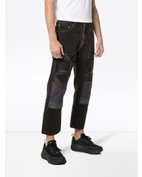 Мужские черные джинсы в стиле пэчворк от Children Of The Discordance
