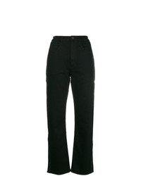 Черные джинсы-клеш от 3x1