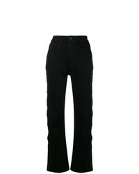 Черные джинсы-клеш от 3x1