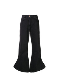Черные джинсы-клеш от Aalto