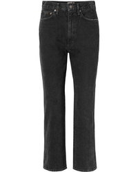 Черные джинсы-клеш от Agolde