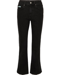 Черные джинсы-клеш от ALEXACHUNG