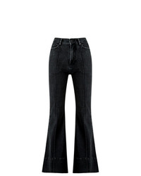 Черные джинсы-клеш от Amapô