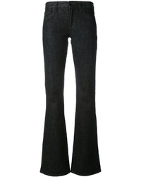Черные джинсы-клеш от Armani Jeans