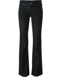 Черные джинсы-клеш от Armani Jeans