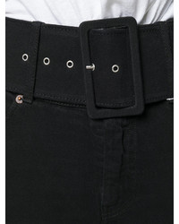 Черные джинсы-клеш от MM6 MAISON MARGIELA