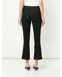 Черные джинсы-клеш от Veronica Beard