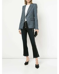 Черные джинсы-клеш от Veronica Beard