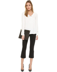 Черные джинсы-клеш от L'Agence