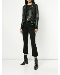 Черные джинсы-клеш от J Brand