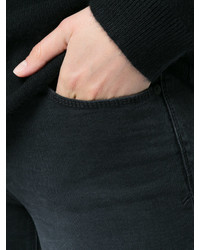 Черные джинсы-клеш от RtA