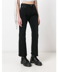 Черные джинсы-клеш от MM6 MAISON MARGIELA