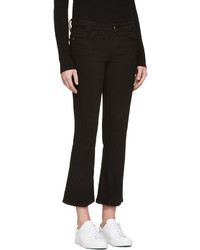 Черные джинсы-клеш от Frame