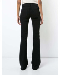 Черные джинсы-клеш от Frame