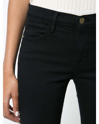 Черные джинсы-клеш от Frame