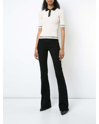 Черные джинсы-клеш от Frame