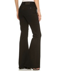 Черные джинсы-клеш от Rachel Zoe