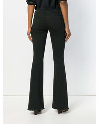 Черные джинсы-клеш