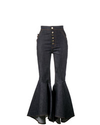 Черные джинсы-клеш от Ellery