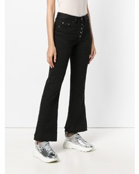 Черные джинсы-клеш от MM6 MAISON MARGIELA