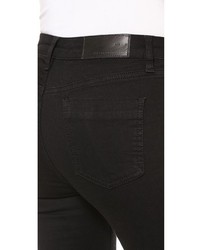 Черные джинсы-клеш от Victoria Beckham