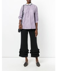 Черные джинсы-клеш от Vivetta