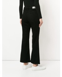 Черные джинсы-клеш от Hysteric Glamour