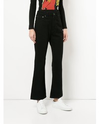 Черные джинсы-клеш от Hysteric Glamour