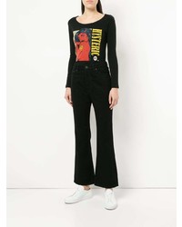 Черные джинсы-клеш от Hysteric Glamour