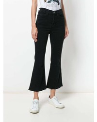 Черные джинсы-клеш от Hudson