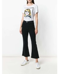 Черные джинсы-клеш от Hudson