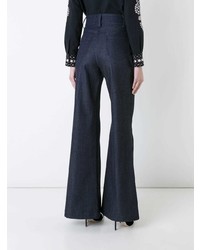 Черные джинсы-клеш от Vilshenko