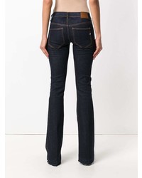 Черные джинсы-клеш от Dondup