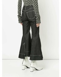 Черные джинсы-клеш от Irene