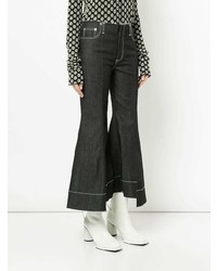 Черные джинсы-клеш от Irene