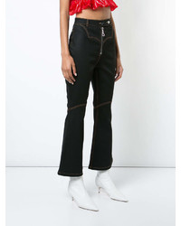 Черные джинсы-клеш от Ellery