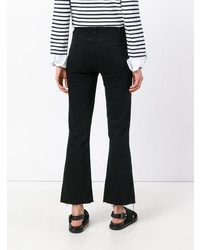 Черные джинсы-клеш от Mother