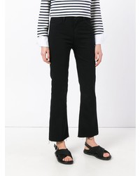 Черные джинсы-клеш от Mother